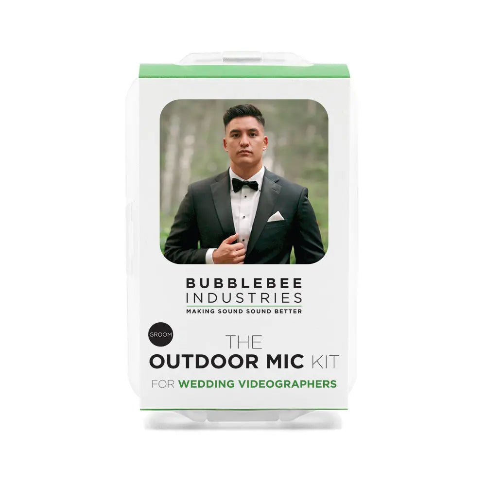 The Wedding Outdoor Mic Kit – Groom – BBI-OMK-WV-GROOM packaging